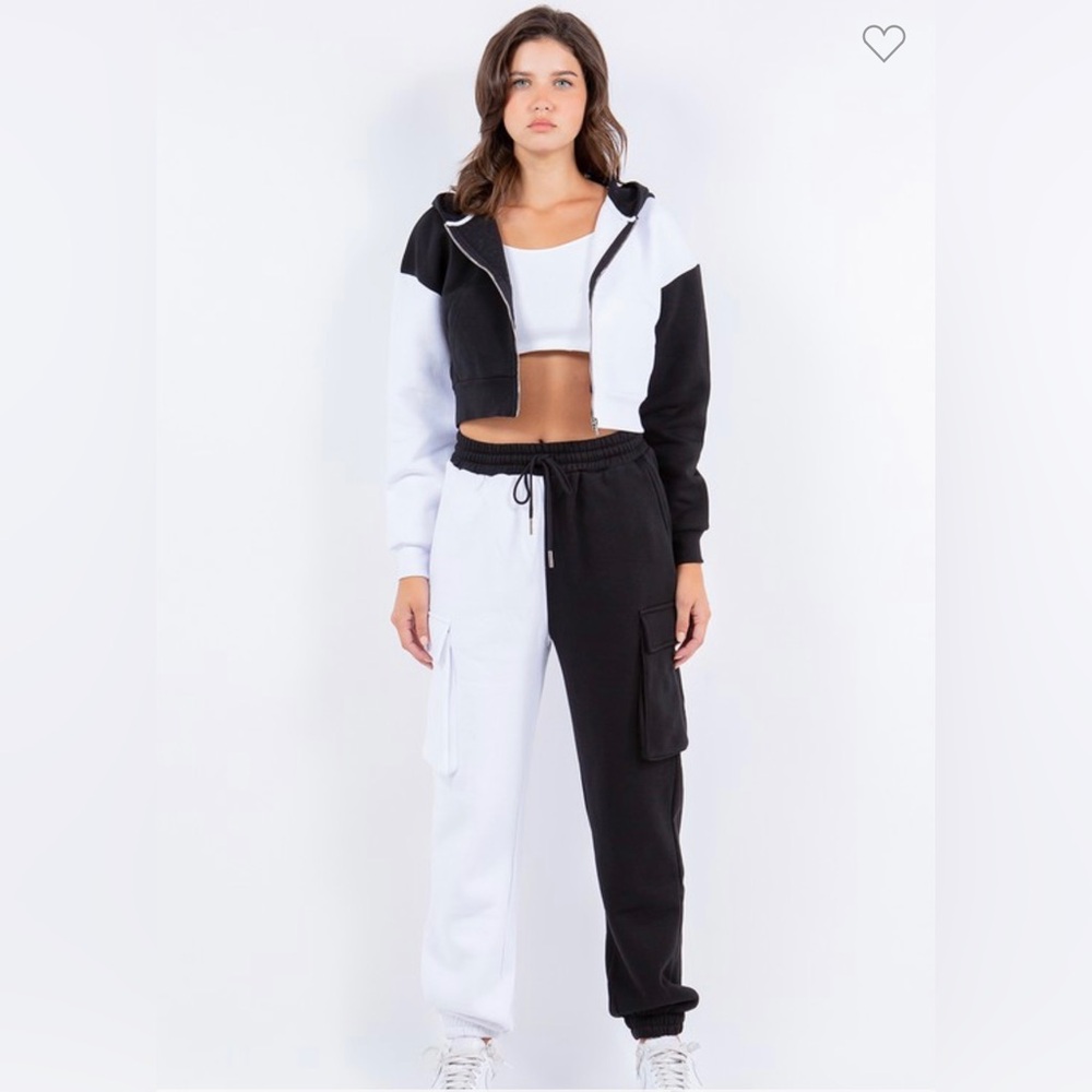 Jogger pants and hoodie